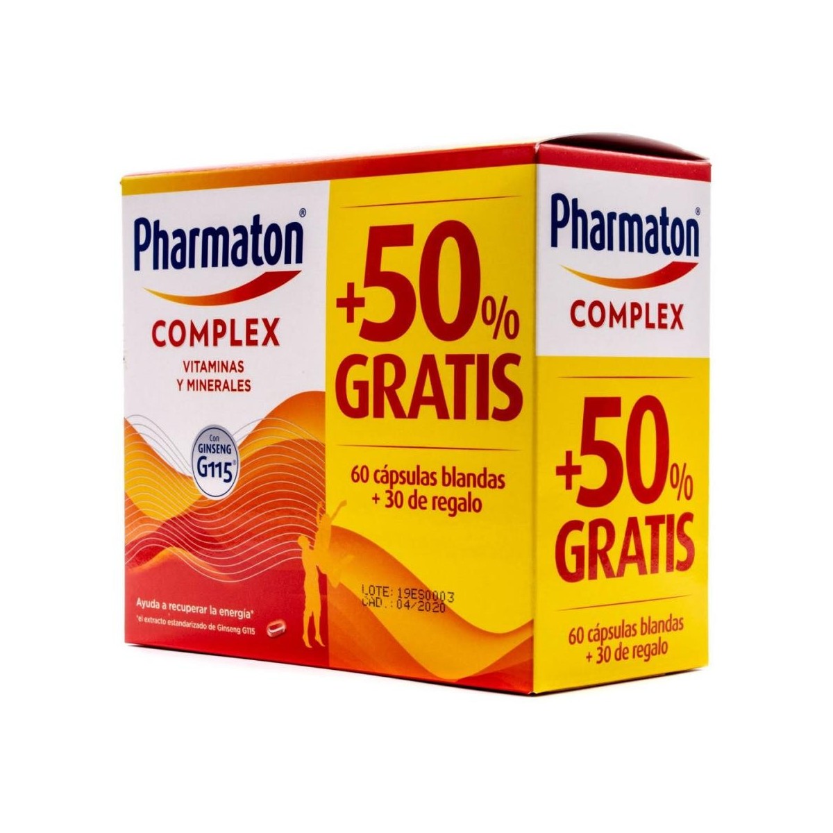 Pharmaton Complex 60 + 30 cápsulas