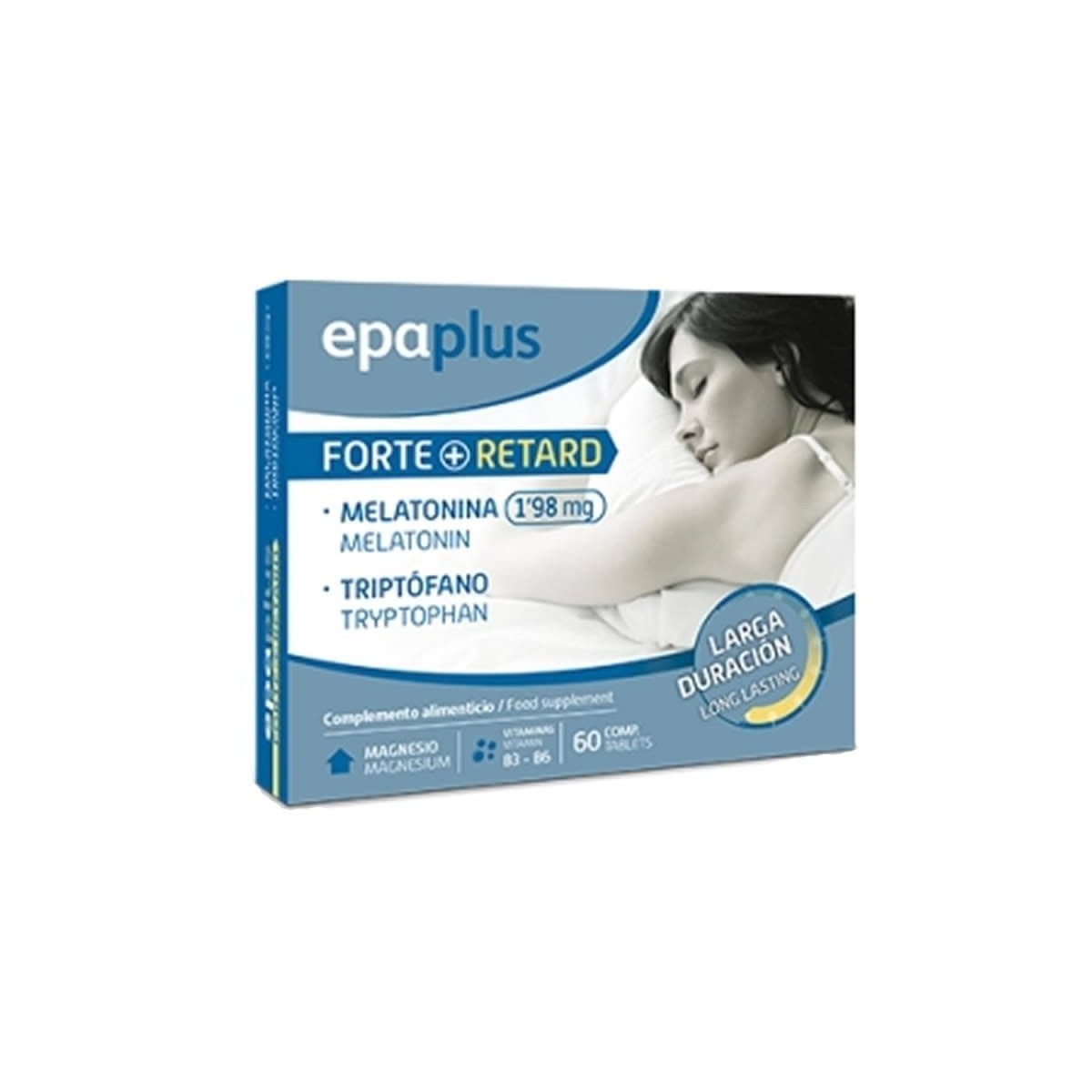 Epaplus Melatonina Retard 1,98 mg Triptofano 60 Comprimidos