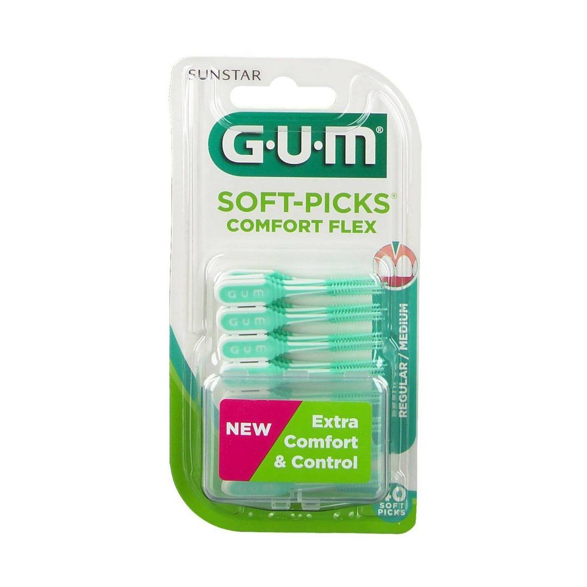Gum Soft Picks Comfort Flex 40 unidades