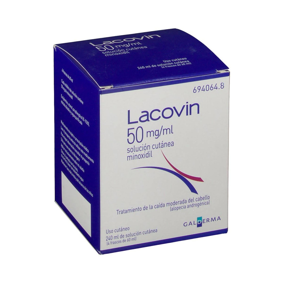 Lacovin 50 Mg/ml Solución Cutánea