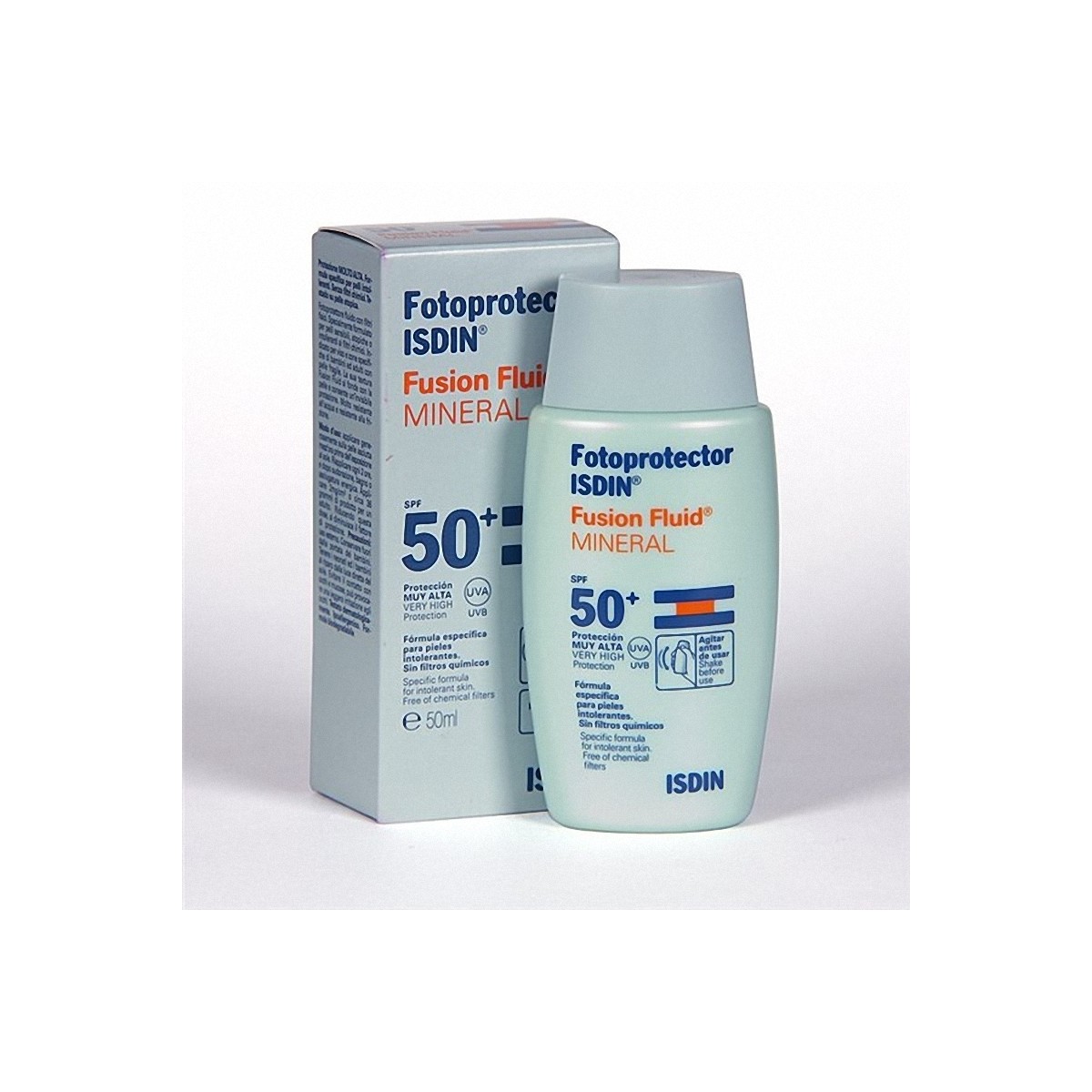 zoom FOTOPROTECTOR ISDIN FUSION FLUID MINERAL 50+SPF 50ml